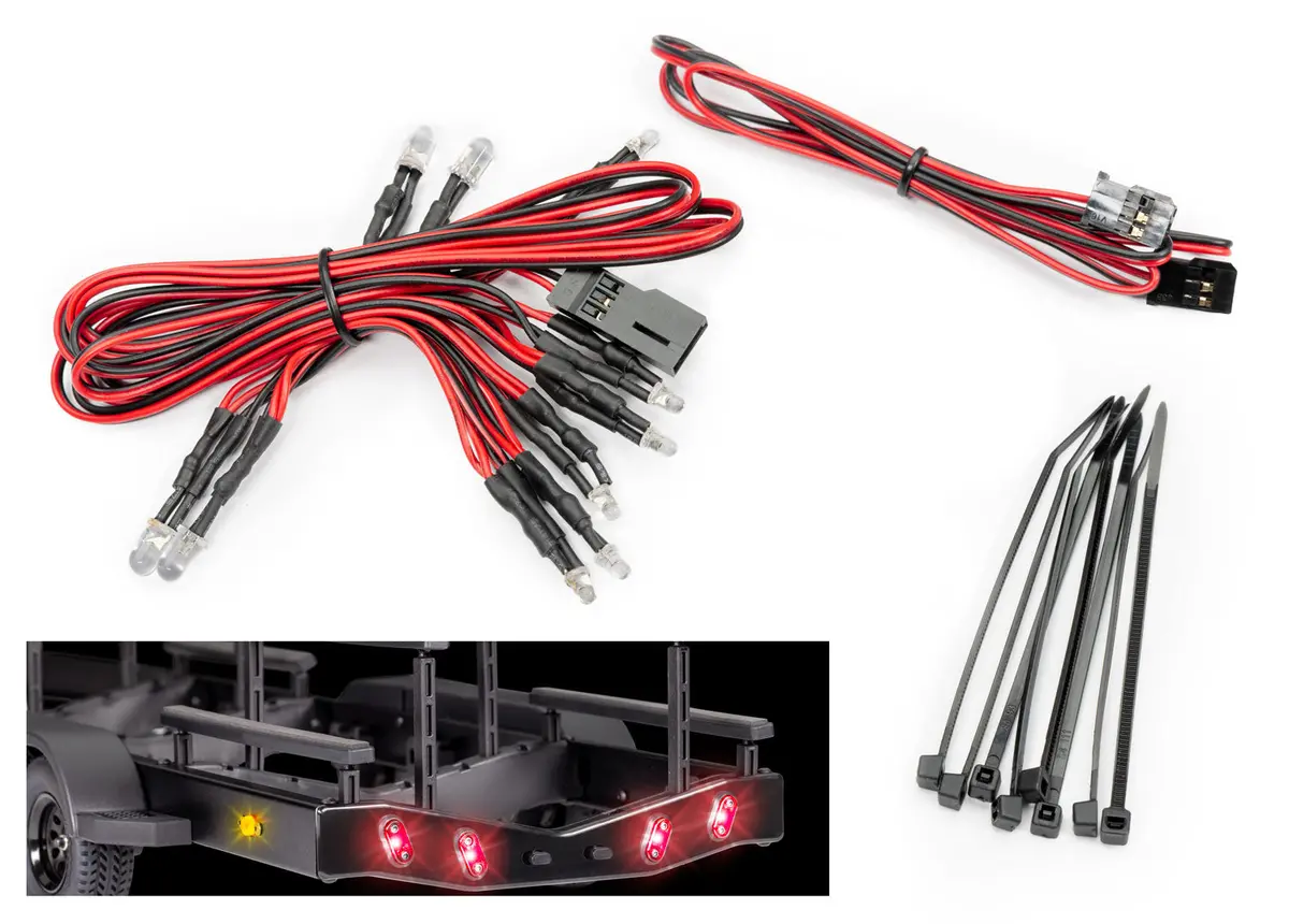 Traxxas Led Light Kit With Wire Harness And Zip Ties   (Tra10349x) 1
