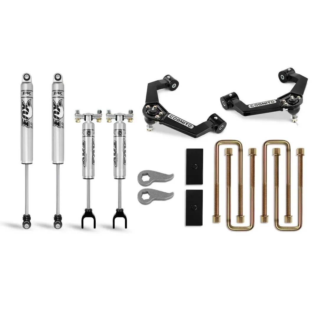 Cognito 3" Gm Performance Leveling Lift Kit With Fox 2.0 Ifp Performance Shock 1
