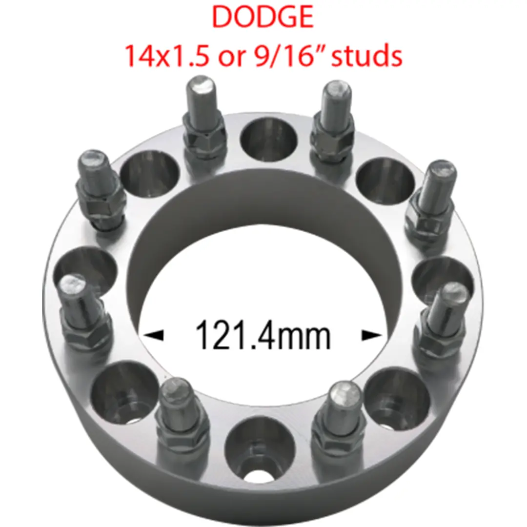 8 X 6.5" To 8 X 6.5" - 121.4Mm Hub Centric / 9/16 Studs (Ram) 1