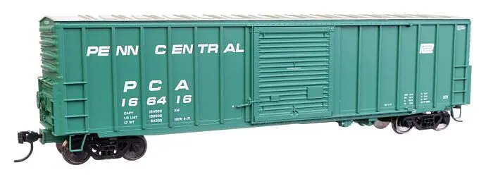 Walthers 50' Acf Exterior Post Dreadnaught End Plate B Boxcar - Penn Central #166416  (910-46017) 1
