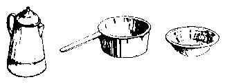 Coffee Pot, Pan & Bowl Set (164-570) 1