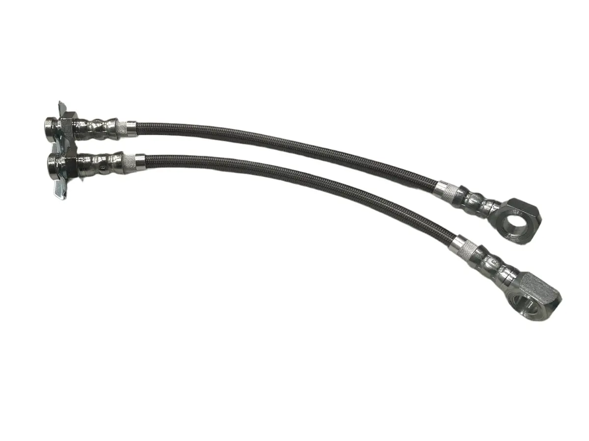 72-93 Dodge Dana 60 Stainless Steel Braided Brake Hoses 1