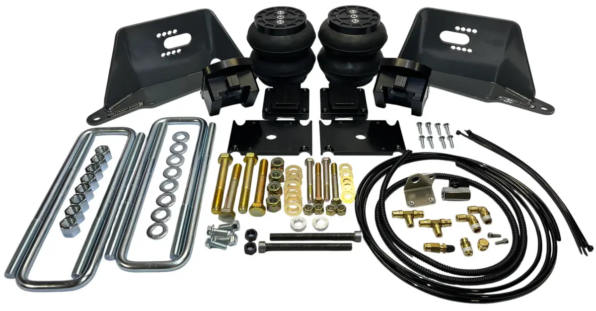 Full Travel Airbags Level Height Airbag Kit For 2017+ Ford F350 / F-450 Drw (Oem Factory Springs) 1