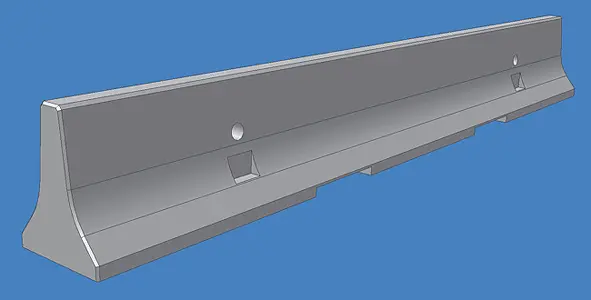 Concrete K-Rail Barrier (176-4107) 1
