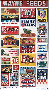 All Scale Miniatures Vintage Feed & Seed, Storefront & Advertising Signs   (184-135) 1