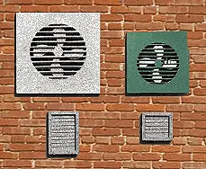 Blair Line Wall Fans & Wall Vents - Kit (184-1707) 1