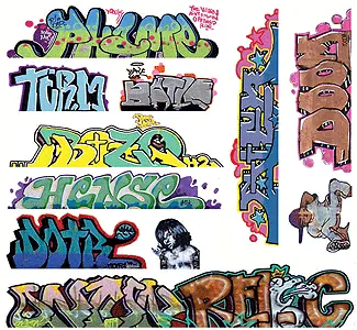 Blair Line Graffiti Decals Mega Set -- Set #10 Pkg(184-2259) 1