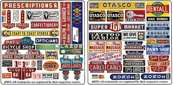 Blair Line  Storefront Signs #4     (184-37) 1