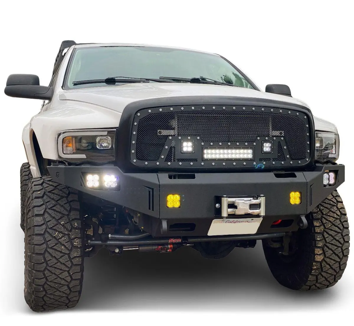 Chassis Unlimited 2003-2005 Ram 2500/3500 Octane Series Front Winch Bumper 1