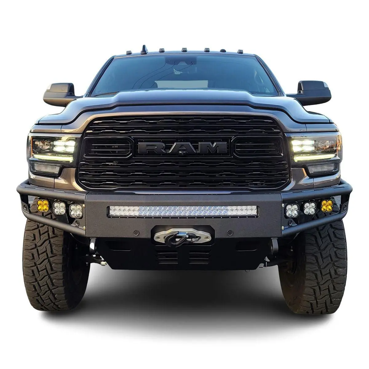 Chassis Unlimited 2019-2024 Ram 2500/3500 Diablo Front Winch Bumper 1