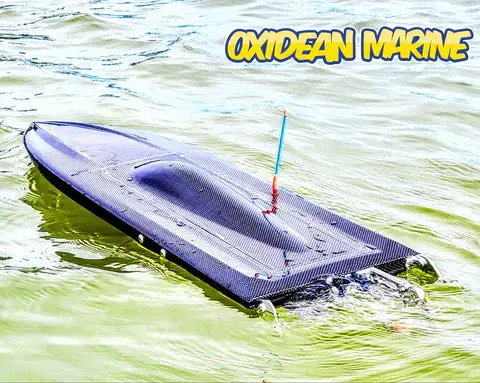 Oxidean Marine 2023 Self Righting Dominator Mono Rtr Rc Boat - Black Carbon (2023 Self Righting Dominator Mono) 1