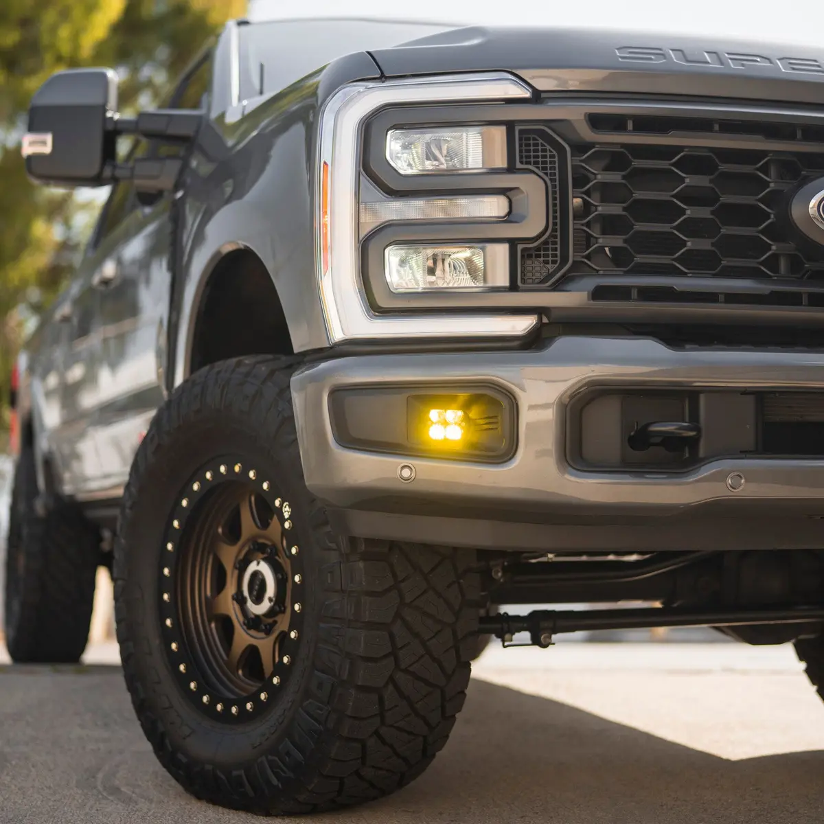 2023+ Ford Super Duty Baja Designs Squadron Fog Light Kit 1