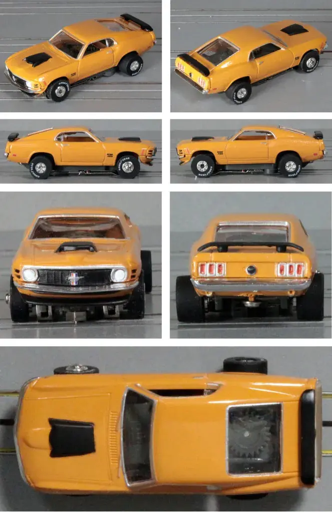 Thunderjet R3 Sc411 1970 Ford Mustang Boss 429 – Grabber Orange #2A 1
