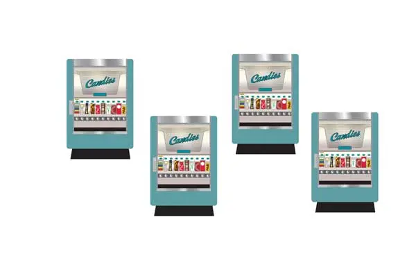 Classic Metal Works 1950S-1960S Vending Machines (221-20250) 1