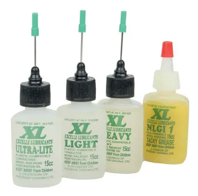 Excelle Xl Lube Kit For N & Z Scales -- One 1/2Oz : Ultra-Lite, Light, Heavy & Nlgi Grease 1   (242-1234) 1
