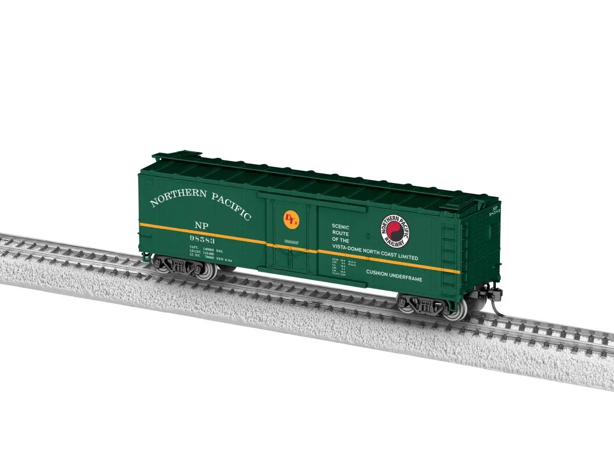 Lionel Ho Northern Pacific 40' Steel Flat-End Boxcar #98583    (Lnl2454390) 1