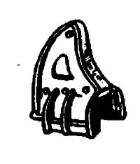 Buda Wheel Stop Pkg(2) (247-171) 1