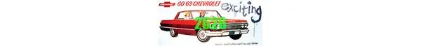 Tichy 63 Chevrolet Billboard - (Tic2626) 1