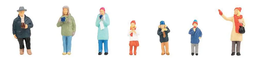 Faller Christmas Market Visitors Pkg(7)   (272-151647) 1