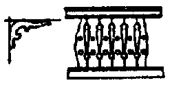Ornamental Wood Porch Rail & Bracket (300-5034) 1