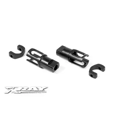 Steel Solid Axle Driveshaft Adapters - Hudy Spring Steel™ (2)  (305137) 1