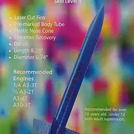 Starlight Flying Model Rocket Kit Little Ripper  (4356) 1