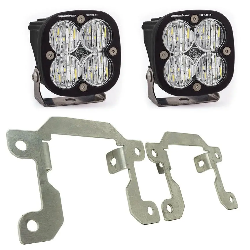 Baja Designs Ford, Ranger (19-On) / Bronco Plastic Bumper (21-On), Fog Pocket Kits 1