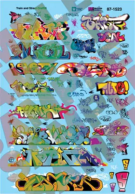Microscale Inc Graffiti Decal (460-601523) 1