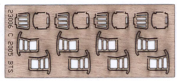 B.T.S. Rocking Chairs -- Kit Pkg(4)   (464-23006) 1