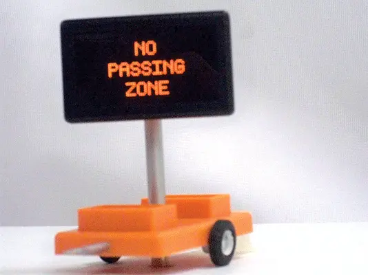 Mobile Highway Sign W/3V Dc (475-8500201) 1