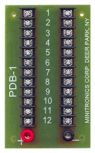 Miniatron Pwr Dist Blk 12-Position Prewired    (475-Pdb1) 1