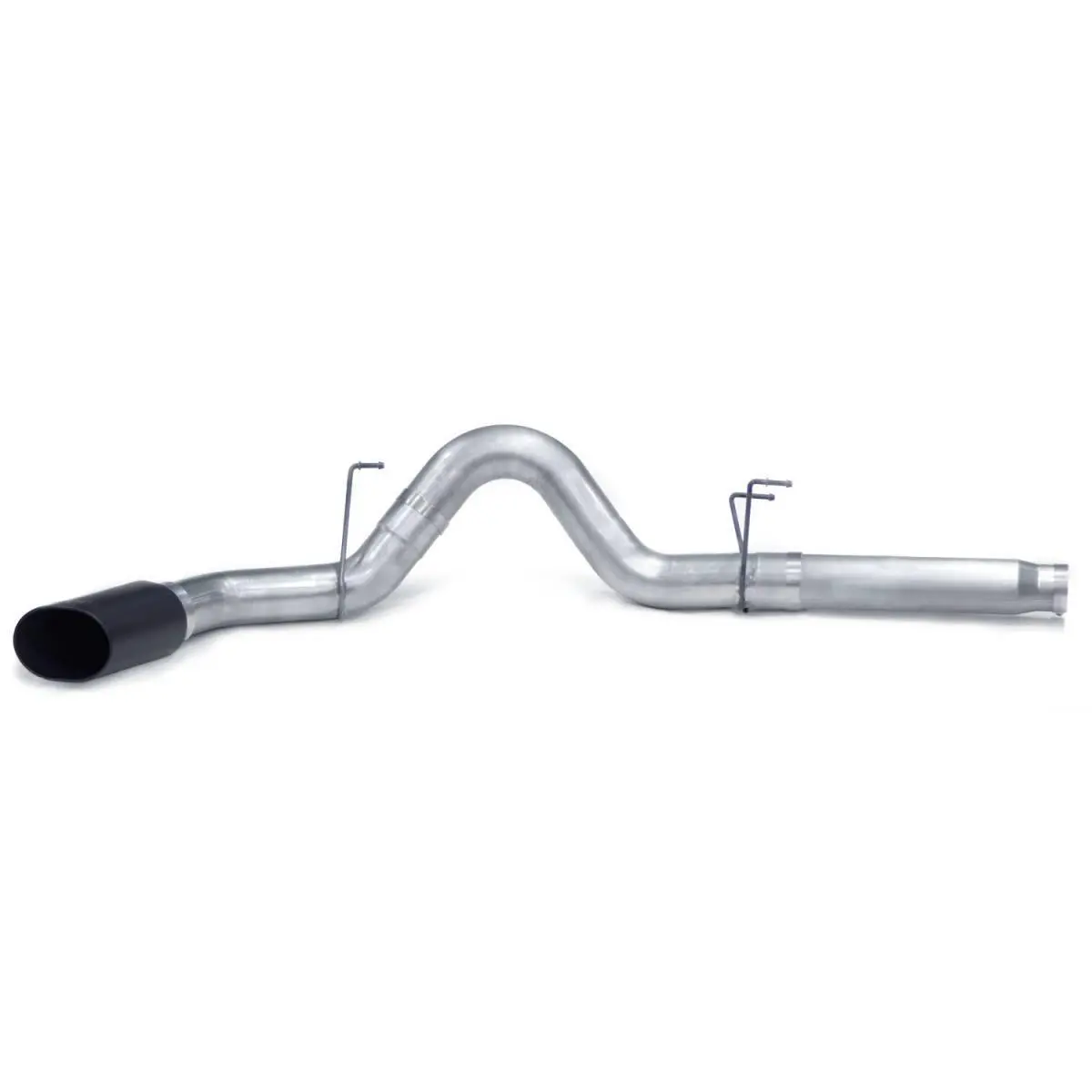 Monster Exhaust System 5-Inch Single S/S-Black Tip For 10-12 Ram 2500/3500 Cummins 6.7L Ccsb Cclb Mcsb Banks Power 1