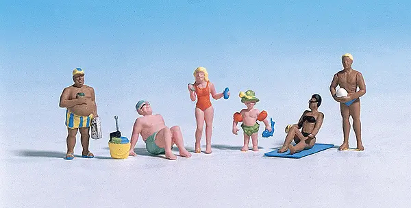 Noch Gmbh Beach Goers (6) (528-15850) 1