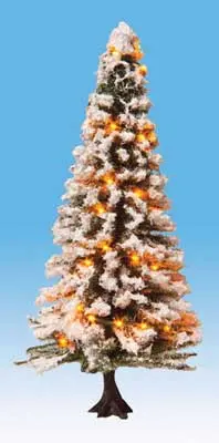 Snow-Covered Christmas Tree With 30 Led Light (528-22130) 1