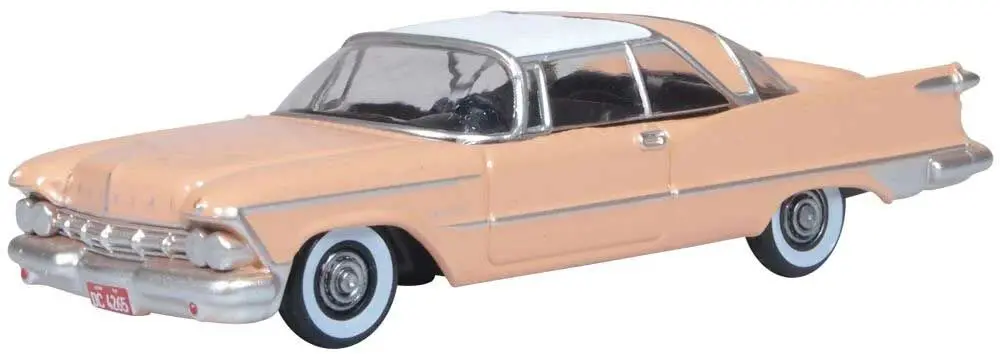 Oxford Diecast 1959 Imperial Crown 2-Door Hardtop - Assembled -- Persian Pink (553-87Ic59001) 1