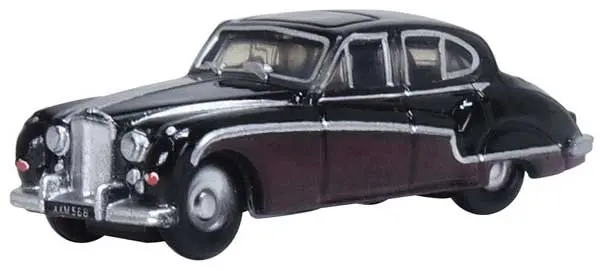 Oxford 1959 - 1961 Jaguar Mkviii-Ix - Black, Imperial Maroon (553-Njag9004) 1