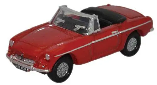 Oxford Diecast Mg Mgb - Assembled -- Tartan Red (553-Nmgb001) 1