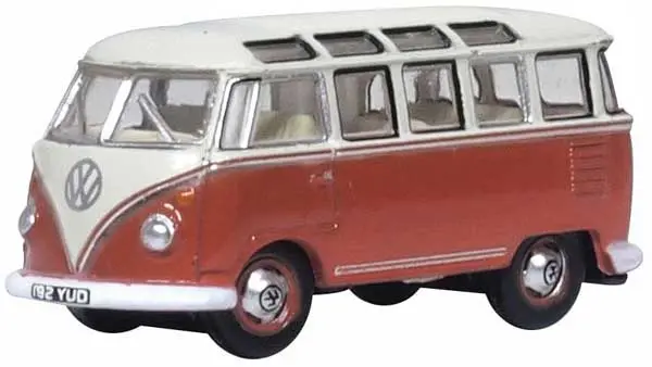 Oxford Diecast 1951 Volkswagen T1 Samba Passenger Van - Assembled   (553-Nvws001) 1