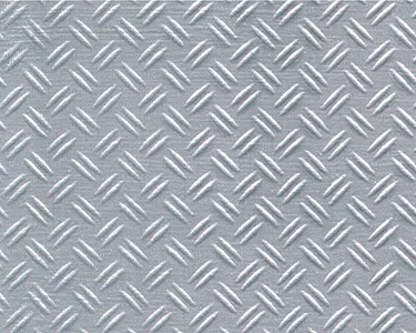 Walthers Patterned Sheets - Safety Tread - Double Diamond Plate  - .020 X 7 X 12" Pkg -- White - .187"    (Pls91683) 1