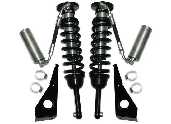 Icon Vehicle Dynamics 2005 - Current Tacoma/2003-2009 4Runner Extended Travel Remote Reservoir Front Coil-Over Shock Kit 1