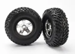 Traxxas Tire & Wheel (Sct Off-Road Racing Tires, Foam Inserts) (2) (4Wd Front/Rear, 2Wd Rear Only)   (Tra5873x) 1