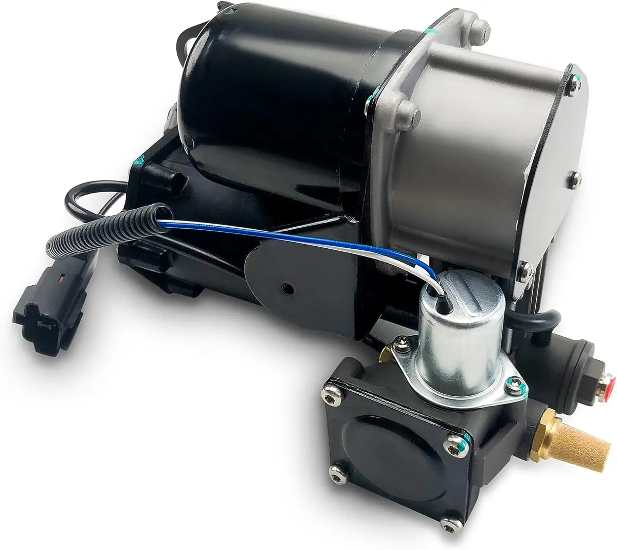Vigor Air Suspension Compressor Pump For Range Rover L322 2006-2012 - Oem Lr025111 Lr010376 1