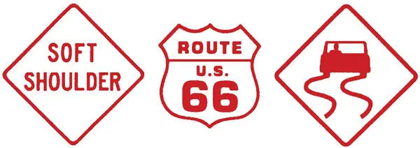 Route Sign Set (643-301) 1