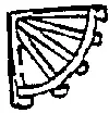 Scale Structures Porch Fan Bracket   (650-2022) 1