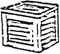 Scale Structures 24 X 18 X 24 Wooden Crate Kit   (650-2151) 1