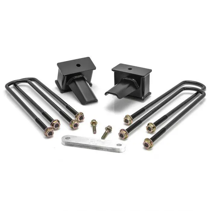 4.0" Tall Flat Block (2-Piece Drive Shaft) - Ford Super Duty 2017-2023 1