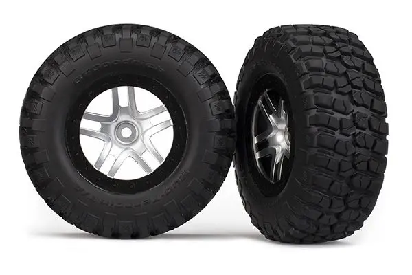 Traxxas T&W Sct Ss Chrm,Blk/Bfg S1 Tir   (Tra6873x) 1