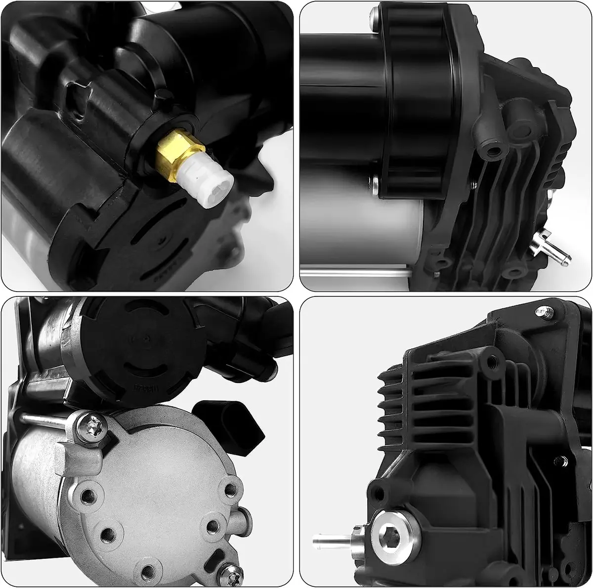 Air Suspension Compressor Pump | Bmw X5 X6 2006-2014 | Vigor Oem 37206859714 37206799419 1