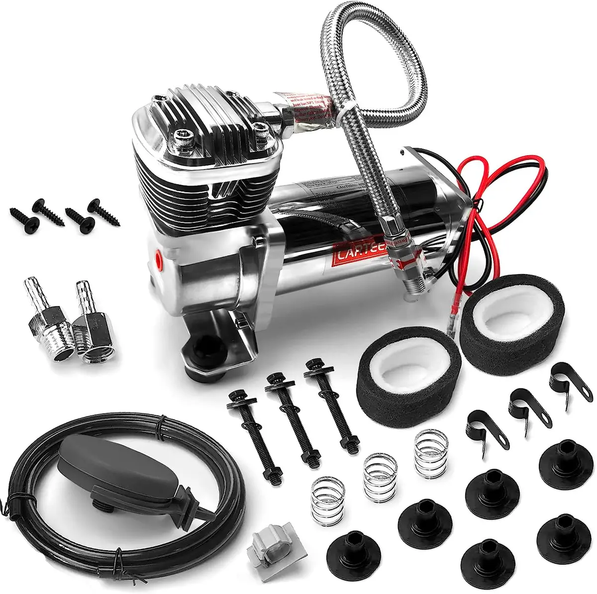 Vigor Onboard Air Compressor 200 Psi For Trucks, Jeeps, Semis - 12V System - Oem 7Z 7006-W 1