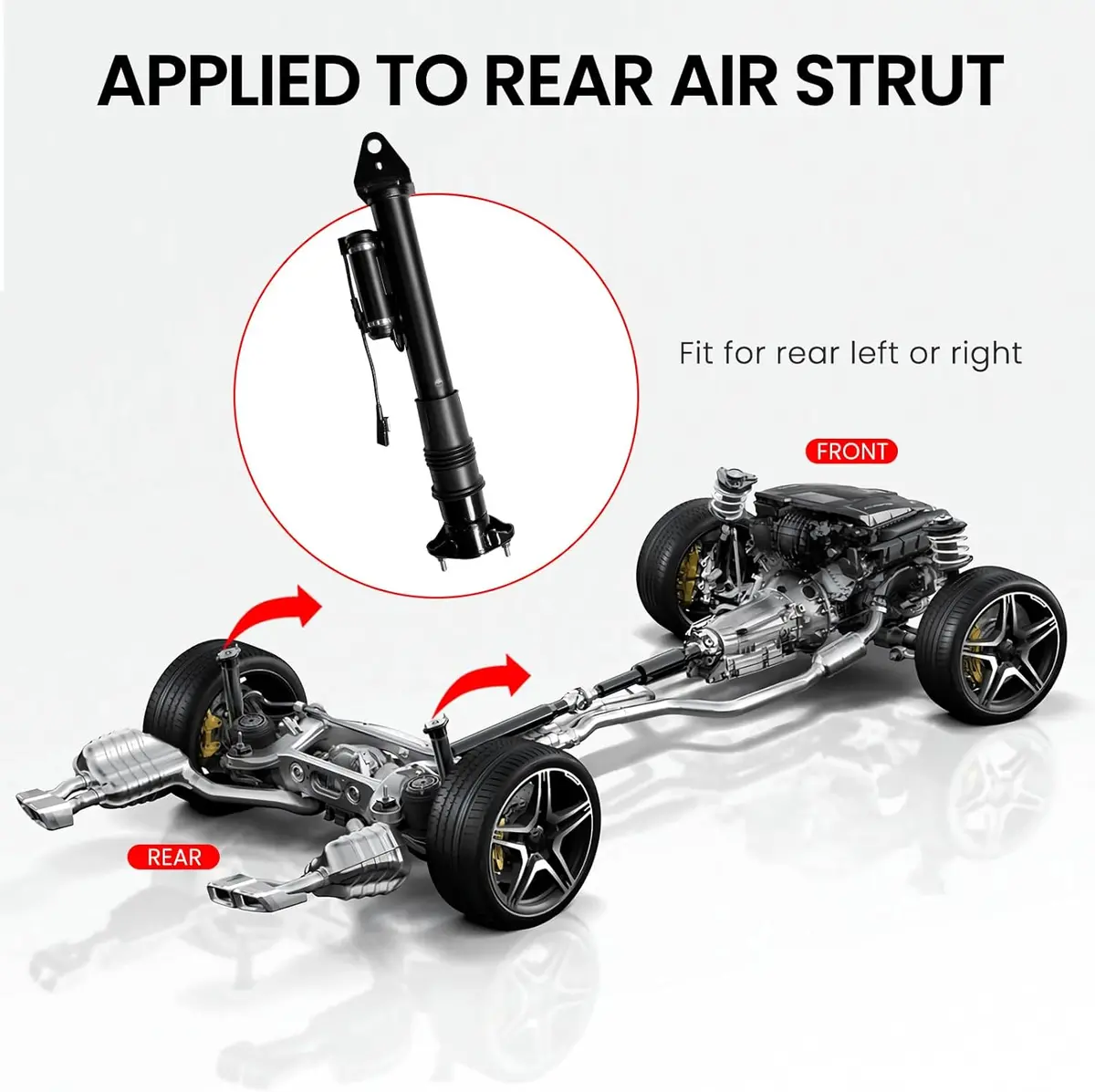 Rear Air Suspension Shock Absorber | Mercedes-Benz R-Class 2006-2013 | Vigor Oem 2513200631 2